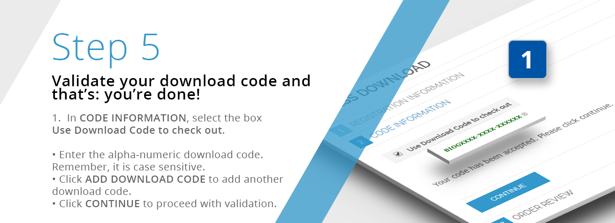 Step 5 - Validate Download Code